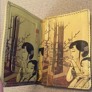 Leather ID and credit card holder